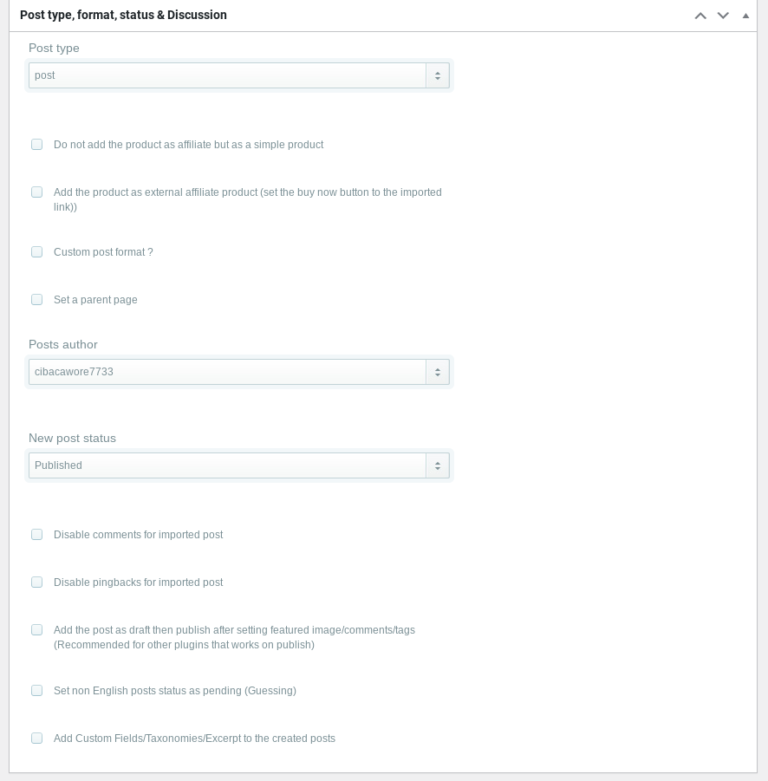 post type format status wordpress automatic plugin
