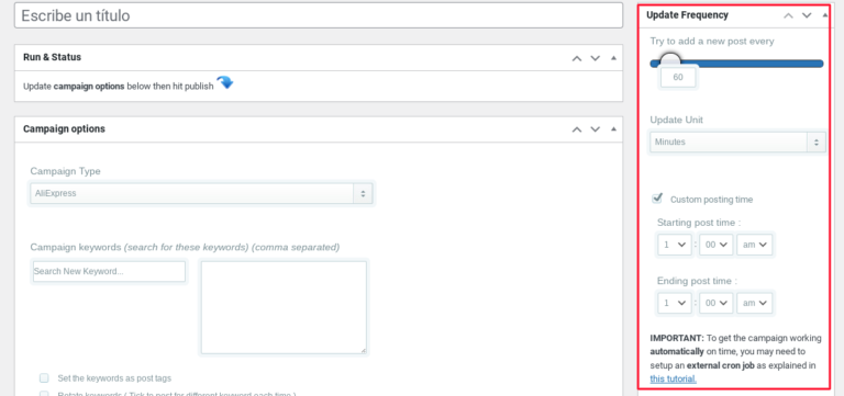 publicar wordpress automatic plugin