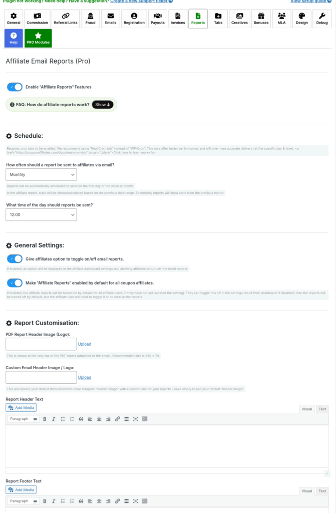reportes coupon affiliate woocomemrce