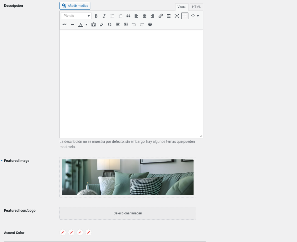 taxonomias personalizadas blocksy pro wordpress