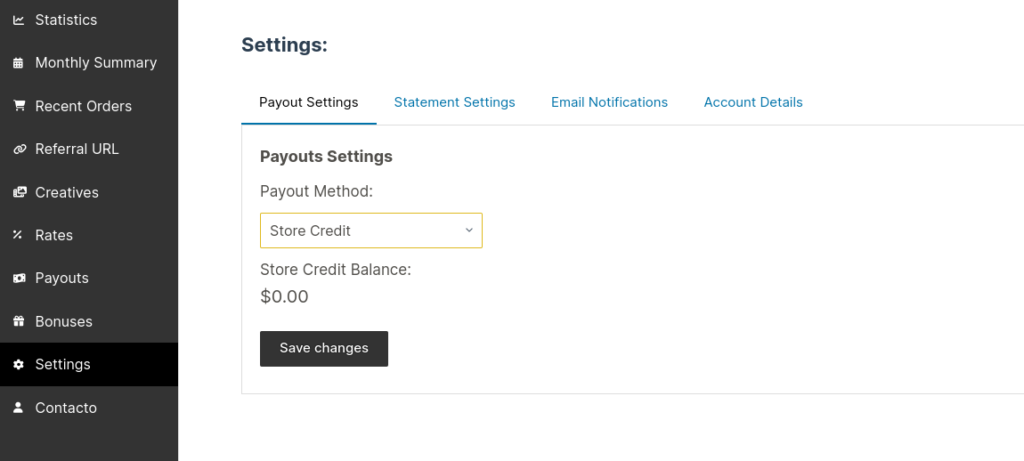 wordpress plugin couponaffiliates store credit