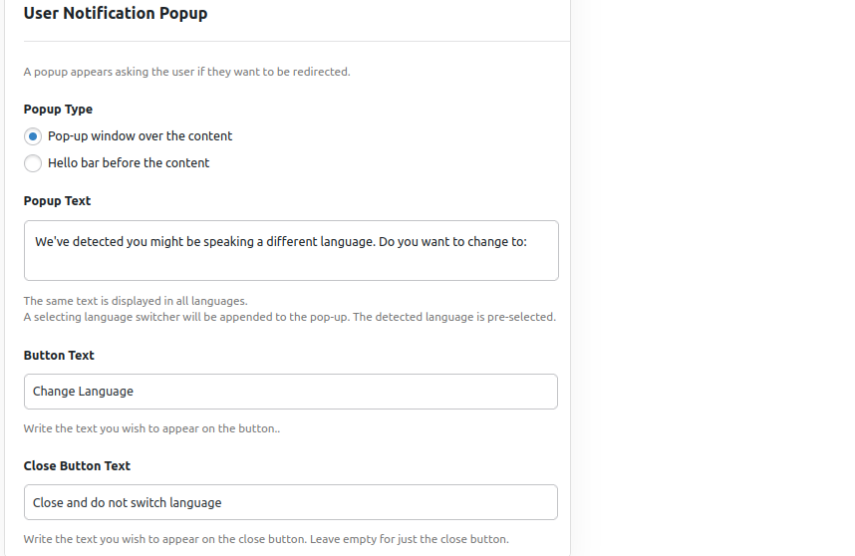 wordpress plugin translatepress Automatic User Language Detection Add-on